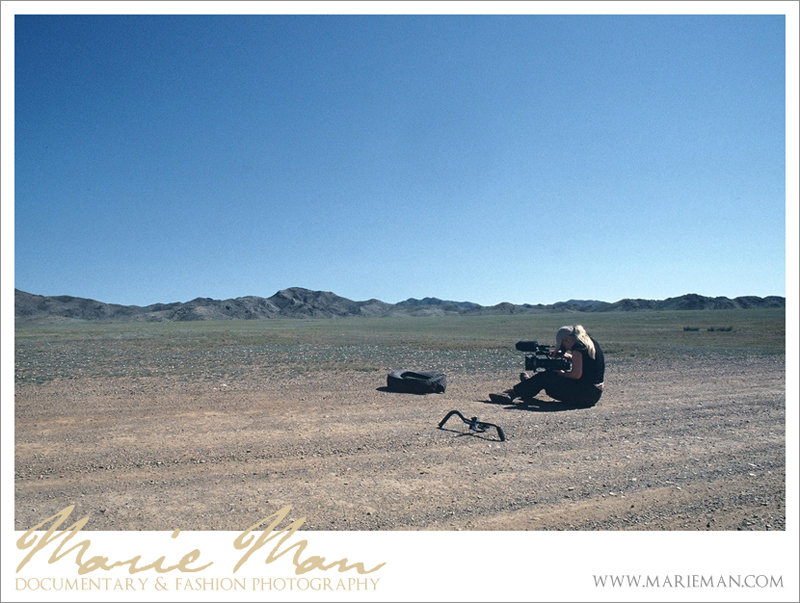 Blown out tyre