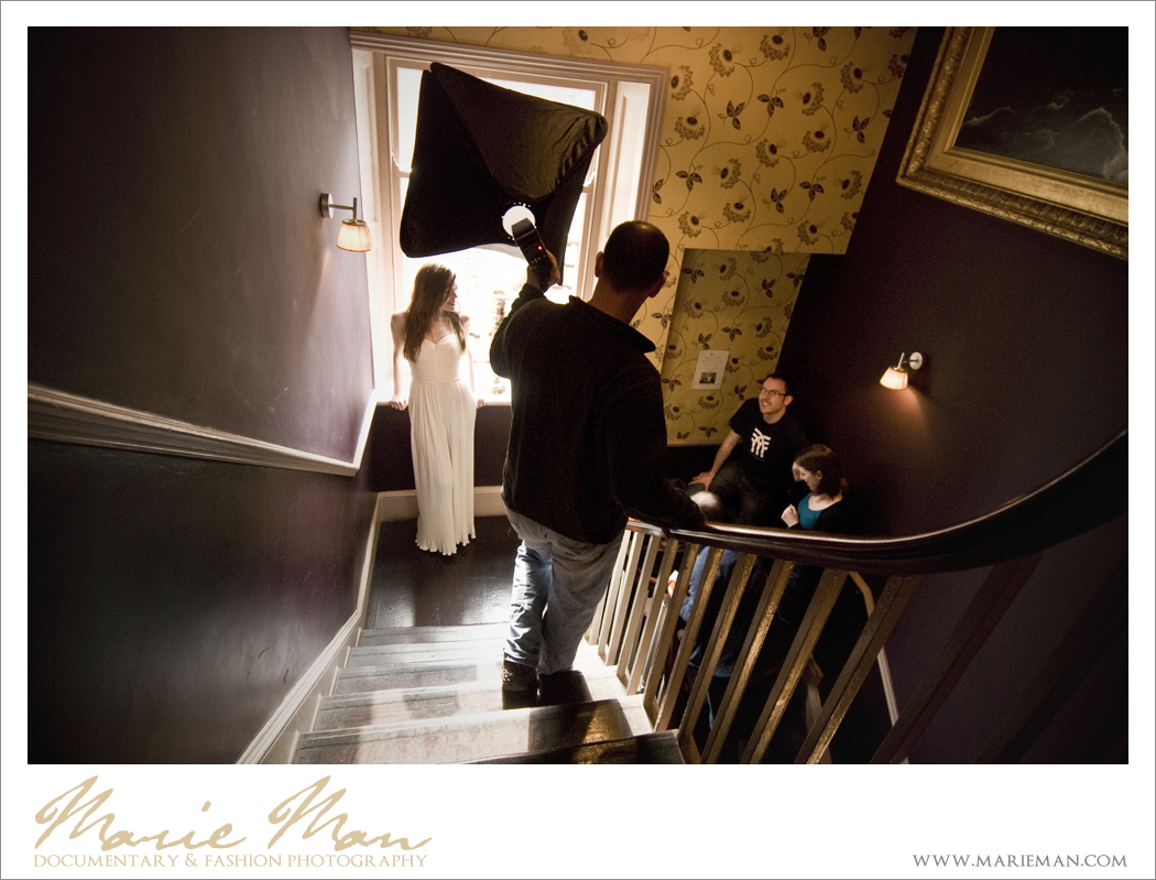 Behind the scenes