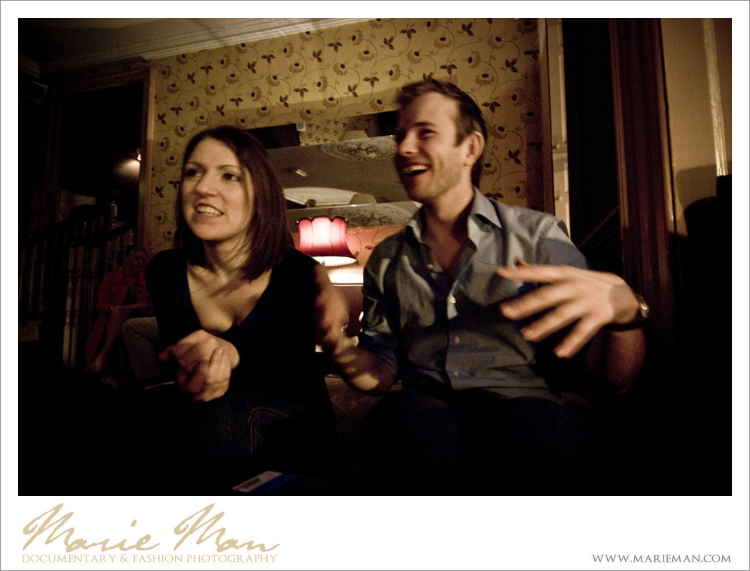 Caroline Alexander and Alex Beckett