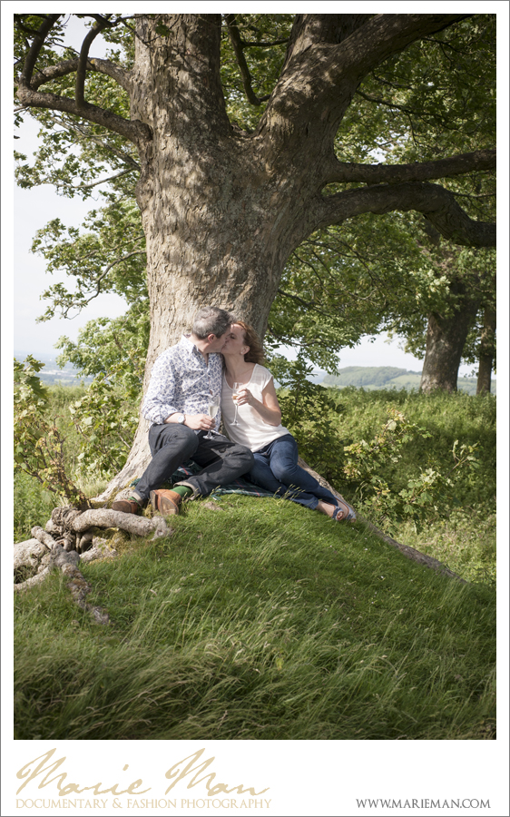 Zoe & Michael - Downham Hill, Dursley Cam Gloucestershire & Cotswold Engagement Photography